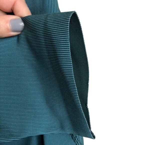 Lululemon Base Pace High-Rise Tight 25" Size 6 Two-Tone Ribbed Green Jas… - Picture 7 of 10